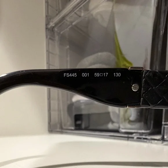 Fendi FS445 Black Quilted Sunglasses - Picture 5 of 9